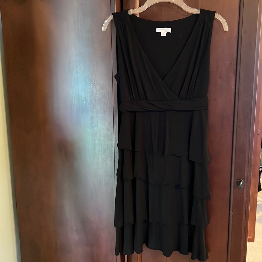 New York & Company Black Layered Dress